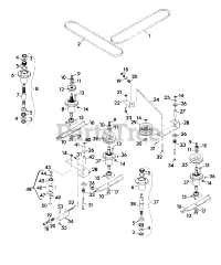 Gravely 888034 - Gravely 50" Deck for Pro-Walk Mower (SN: 000101 & Above)