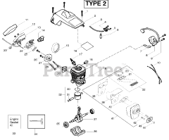 Poulan 260 LE - Poulan Chainsaw, Type 2 (2007-03)