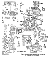 Briggs & Stratton 93508-0237-XX - Briggs & Stratton Vertical Engine Cylinder,Sumps,Piston,Mufflers