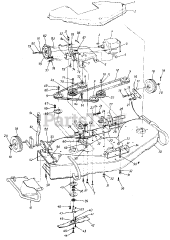 MTD 19957S - MTD Mower Deck Assembly Only (1985)
