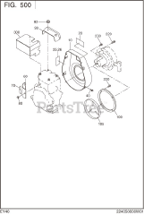 Subaru Robin EY400DD2240 (EY40) - Subaru Robin Engine 500 Cooling &amp; Starting