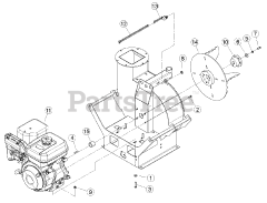 Bear Cat DL 8 - Bear Cat 8" Debris Loader, 404cc Subaru (SN: F03552 - G08591) Engine