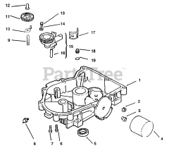 Toro 72062 (264-6) - Toro Yard Tractor (SN: 049000001 - 049999999) (1994) Oil Pan/lubrication 2