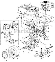 White Outdoor LT-12 (130-656F190) - White Outdoor 38" Lawn Tractor (1990)