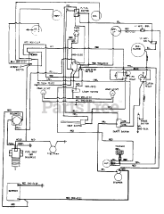 White Outdoor FR-2200 D (130-028-190) - White Outdoor Front-Mount Riding Mower (1990) Wiring Diagram