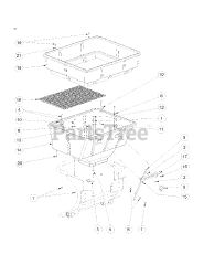 Cub Cadet 59A30017 (59A30017150) - Cub Cadet Tank Spreader Kit Hopper Assembly