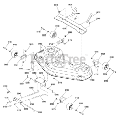 Snapper 1695549 - Snapper 46" Mower Deck 46" &amp; 52" Mower Deck - Height Adjustment Group