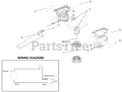 Toro 51586 - Toro Power Sweep Blower (SN: 210000001 - 210999999) (2001) Power Sweep Blower Assembly