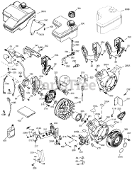 Tecumseh OH195EA-71262H - Tecumseh Engine Engine Parts List #OHH4565A