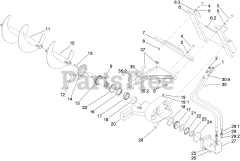 Toro 22474 - Toro High-Speed Trencher Head for Dingo Compact Utility Loader (SN: 290000001 - 290999999) (2009) High-Speed Trencher Head Assembly