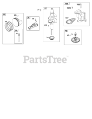 Briggs & Stratton 33S877-0019-G1 - Briggs & Stratton Vertical Engine Crankshaft Group