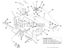 Gravely 917004 - Gravely 34-Ton Log Splitter, Subaru (SN: 011000 & Above)