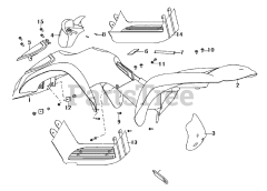 Murray S-1543 - Murray 50cc ATV (2002) Side Cover