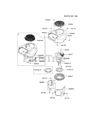 Kawasaki FS691V-AS14 - Kawasaki Engine COOLING-EQUIPMENT