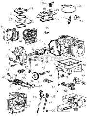 Cub Cadet 1604 (143-580-100) - Cub Cadet Garden Tractor Engine