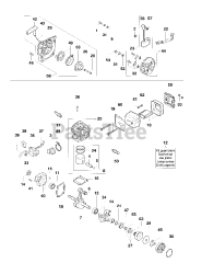 Cub Cadet CS 5220 (59AN658-050) - Cub Cadet 20" Chainsaw Engine