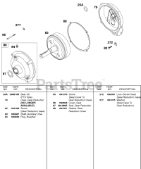 Briggs & Stratton 243432-1145-01 - Briggs & Stratton Horizontal Engine Gear Reduction, Gear Cover