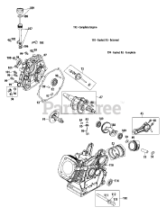 MTD 490-WU - MTD Engine 490-WU Crankcase