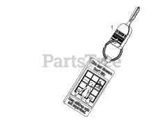 Craftsman 247.273410 (13BL78XT299) - Craftsman T1700 Lawn Tractor (2018) Keys