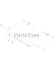 Toro 18740 TE - Toro 122cm Z Master Revolution Zero-Turn Mower (SN: 415162084 - 415299999) Deck Strut Assembly No. 140-1179
