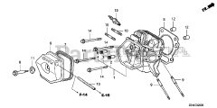 Honda EZ3500 A (EZEK) - Honda Generator, Made in Japan (SN: EZEK-1000001 - EZEK-1029999) CYLINDER HEAD