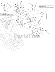 Gravely 950011 (Axis 200 DTN) - Gravely Axis Compact Utility Loader, 25hp Kubota (SN: 000900 & Above) Electrical - Control Panel