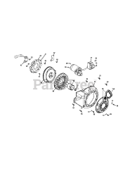 MTD 490-SU - MTD Engine (2010 & After) 490-SU-10 Starter Assembly &amp; Blower Housing
