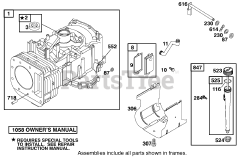Toro 71227 (16-38 HXL) - Toro Lawn Tractor (SN: 210000001 - 210999999) (2001) Engine Briggs Stratton Model 28q777-0690-E1