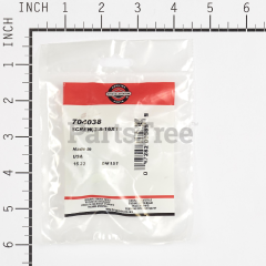 Snapper 70934654 Screw, 3/8-16 X 1 - image 2