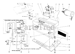 Toro 38150 (826) - Toro Snow Thrower (SN: 007000001 - 007999999) (1987) 12 Volt Starting Motor Kit 42-3370 (optional)
