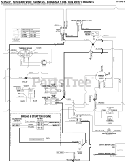 Ferris SRS Z2 (5901823) - Ferris SRS Z2 Series 52" Stand-On Mower, 28hp Briggs & Stratton, CARB Electrical Schematic - Cranking Circuit S/N: 2017954956 &amp; Above