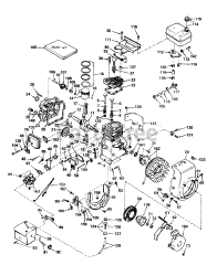Toro 38015 (421) - Toro Snow Thrower (SN: 000000001 - 000999999) (1980)