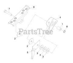 Exmark OCD02 - Exmark Operator Controlled Discharge Gate Pedal Assembly - 109-9059