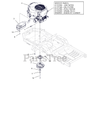 Ariens 915220 - Ariens Ikon-X 42" Zero-Turn Mower, 22hp Kohler (SN: 075000 - 079999)