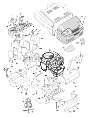 Briggs & Stratton 46379x83A - Briggs & Stratton 46" Garden Tractor (1997)