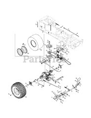 Brands TB 2450 (13WQ92KP066) - Troy-Bilt 50" Lawn Tractor (2011)