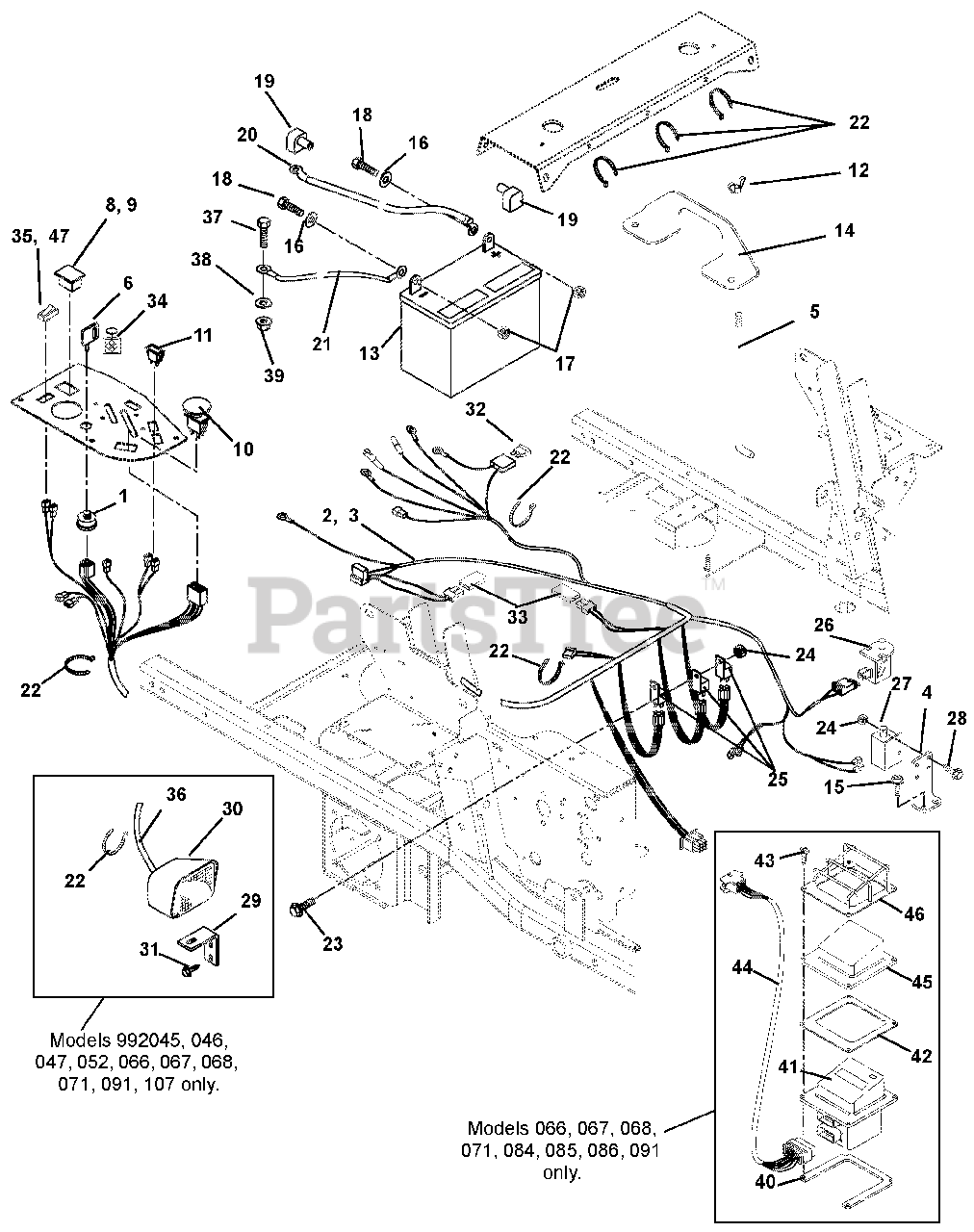 Gravely 992103 (PM 252Z) - Gravely Pro-Master 52