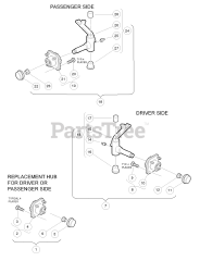 Husqvarna HUV 4210 EXP - Husqvarna 4x2 Utility Vehicle, Electric (2006-11) Front Suspension - Front Hub Assembly