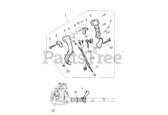 RedMax EBZ 5150 RH (966358401) - RedMax Backpack Blower (2012-08)