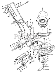 Lawn-Boy 5501 - Lawn-Boy Walk-Behind Mower (SN: 300000001 - 399999999) (1973) Model 7501 Electric Mower Parts List