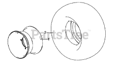 Murray S-1544 - Murray 90cc ATV (2002) Rear Wheel