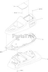 Toro 74925 TE (6000) - Toro 152cm Z Master Zero-Turn Mower, Side-Discharge Deck (SN: 404320000 - 999999999) LH Console Assembly No. 115-7401