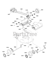 Snapper SP 65 (1696853-00) (12A-A2BE707) - Snapper 21" Walk-Behind Mower, FWD Speed, 550 Series Briggs