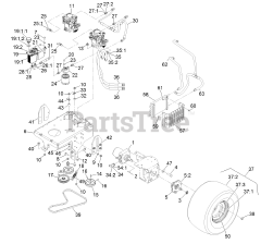 Exmark VT691KA524 - Exmark 52" Vantage Stand-On Mower, Kawasaki FS691V (SN: 312000000 - 312999999) (2012)