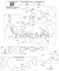 Briggs & Stratton 122432-0122-B1 - Briggs & Stratton Horizontal Engine