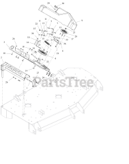 Gravely 892055 - Gravely Rear 3-Bag Bagger for Pro-Turn 300/500/600 (SN: 000101 & Above)