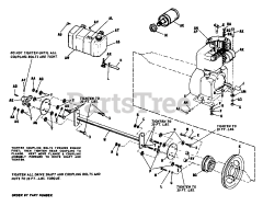 Allis-Chalmers B-112 (2029900) - Allis-Chalmers Garden Tractor, 12hp