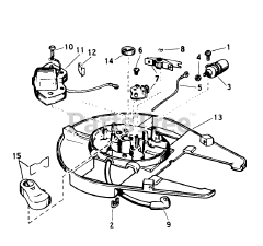 Lawn-Boy 7210 - Lawn-Boy Walk-Behind Mower (SN: 000000001 - 099999999) (1960) Model C-60 Engine Parts List-Magneto
