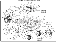 Black Max BM 10711 D - Black Max Generator General Assembly