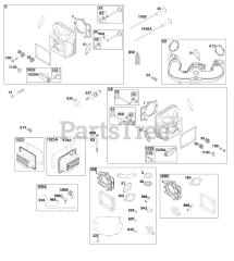 Briggs & Stratton 44N677-0061-G1 - Briggs & Stratton Vertical Engine Cylinder Head Group